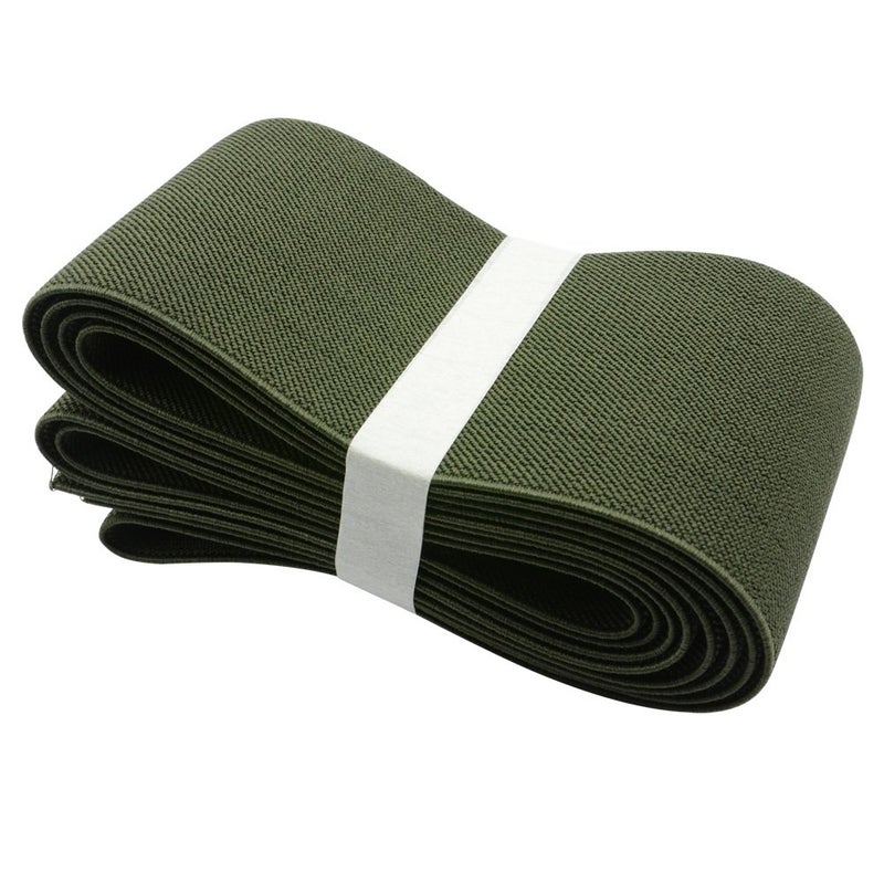 iCraft Strapcrafts 3-Inch Wide by 2-Yard Colored Woven Elastic Band,Army Green 13070 - Image 5